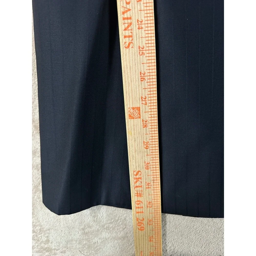 Brioni‎ Nomentano Blazer Mens 46L Black Pinstripe Wool Sport Coat Italy EUC